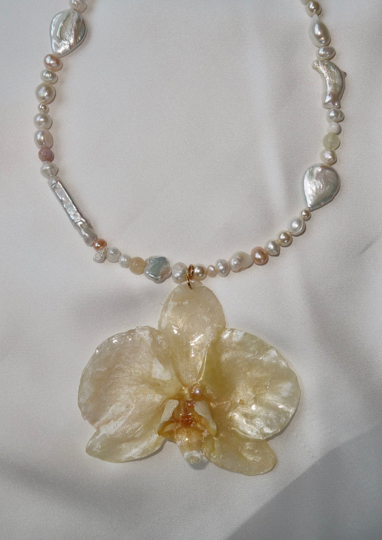 "EOS" Orchid Necklace