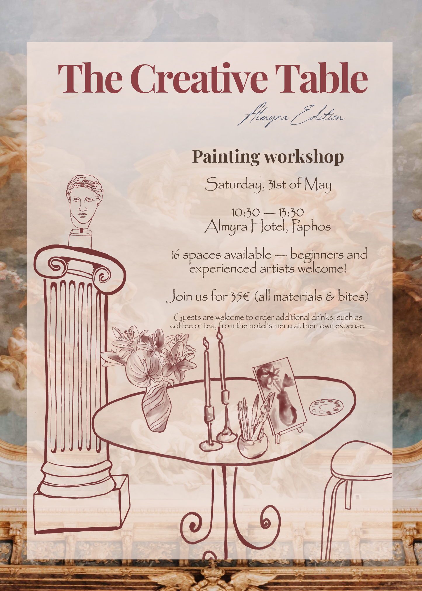 The Creative Table: Almyra Hotel Edition (31st of May, 10:30 - 13:30)