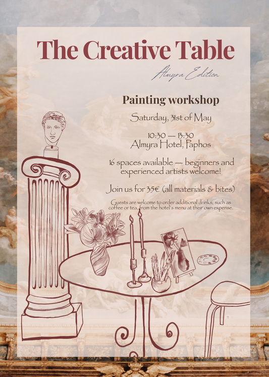 The Creative Table: Almyra Hotel Edition (31st of May, 10:30 - 13:30)