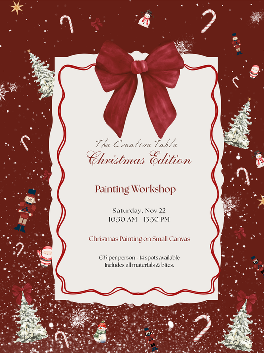 Painting Workshop – Christmas Painting on Small Canvas
