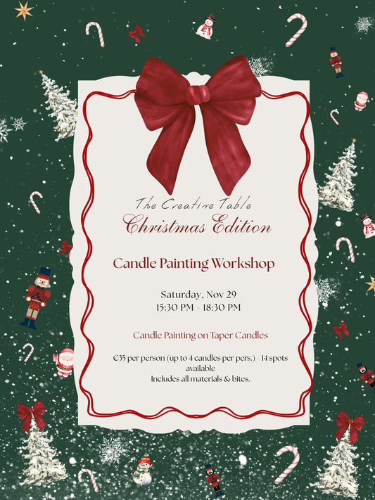 Candle Painting Workshop – Candle Painting on Taper Candles
