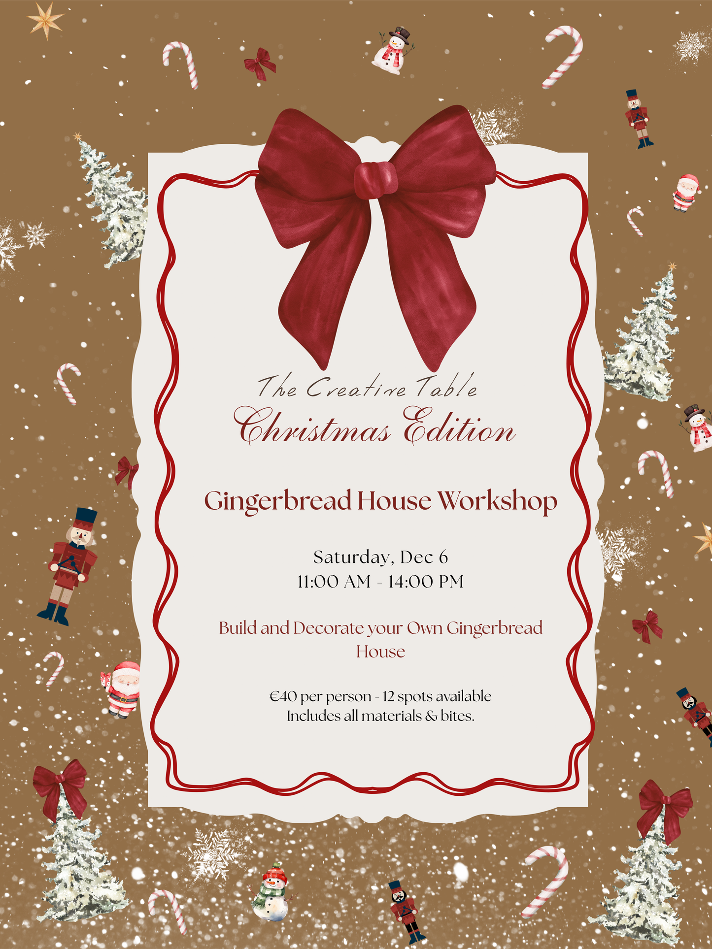 Gingerbread House Workshop – Build and Decorate Your Own Gingerbread House