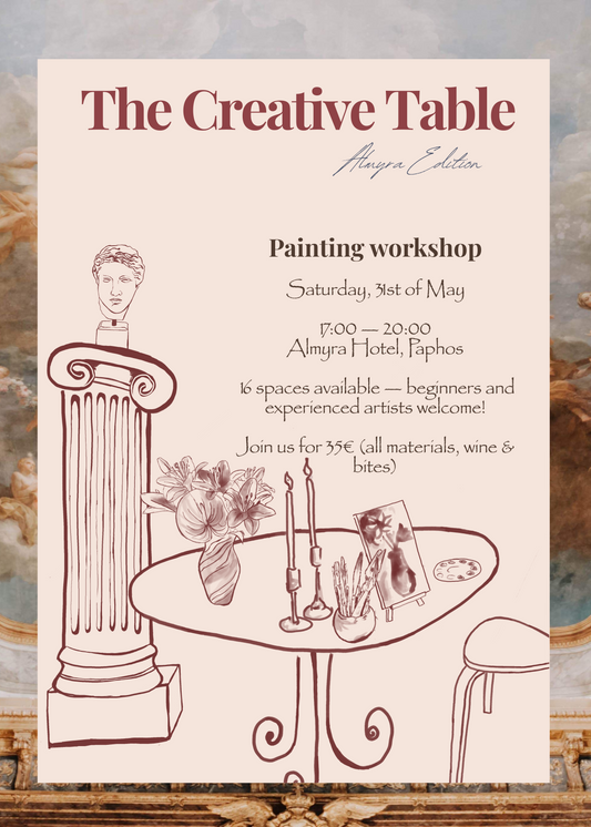 The Creative Table: Almyra Hotel Edition (31st of May, 17:00 - 20:00)